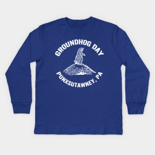 Groundhog Day Kids Long Sleeve T-Shirt